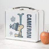 Lunch Box cacahuètes | Woodstock Ski Pro | Ajouter Votre Nom (En situation)
