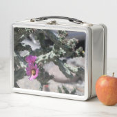 Lunch Box Cactus Challa en fleurs (En situation)