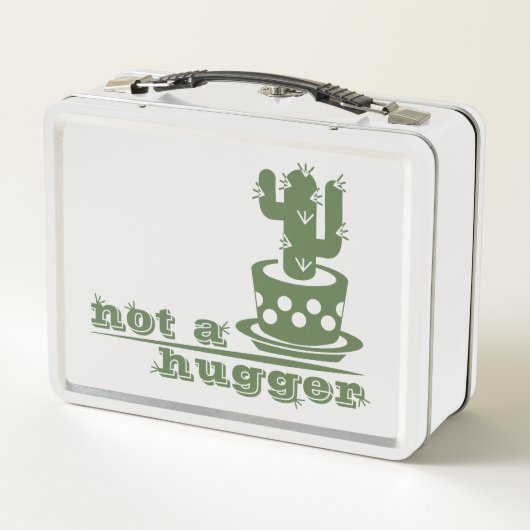 Lunch Box Cactus Pas un gros cactus drôle dire (Dos)