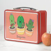 Lunch Box Cactus trio chantante mignonne dessin animé (En situation)