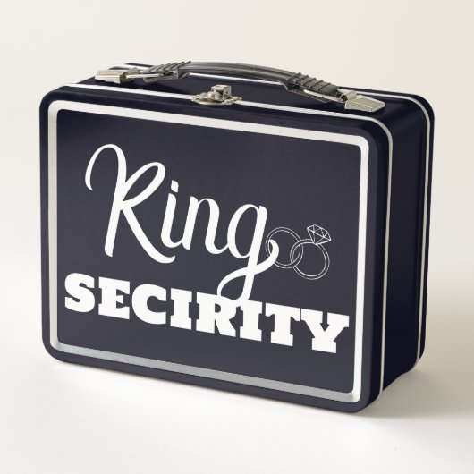 Lunch Box Cadeau pour agent de sécurité – King Security (Devant)