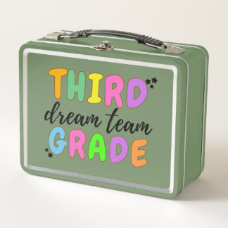 Lunch Box Cadeau pour enfant de 3e année, Vert clair pour él