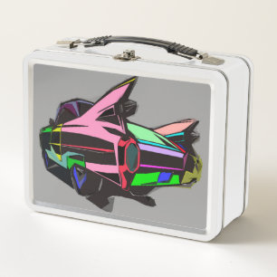 Lunch Box Cadillac coloré
