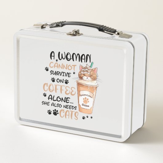 Lunch Box Café & Chats - Cute Kawaii Art (Devant)