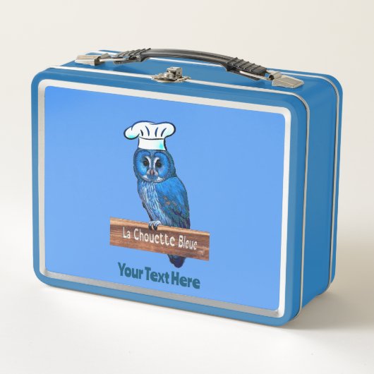 Lunch Box Café La Chouette Bleue (Devant)