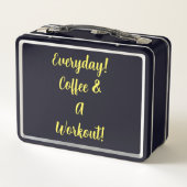 Lunch Box Café quotidien et entraînement (Dos)
