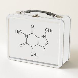 Lunch Box Caféine Molécule Chimie Café Atomes