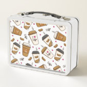 Lunch Box Cafés, Fèves de café, Amateur de café, Coeurs (Dos)