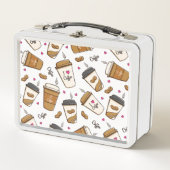 Lunch Box Cafés, Fèves de café, Amateur de café, Coeurs (Devant)