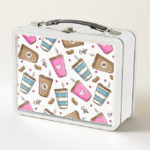 Lunch Box Cafés, Haricots, Coeurs, Amateur De Café (Devant)