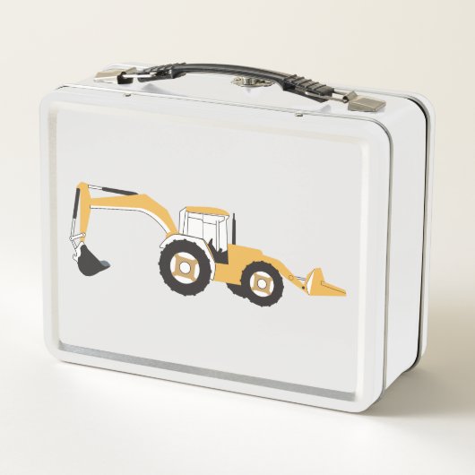 Lunch Box Camion de construction Backhoe (Dos)