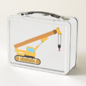 Lunch Box Camion de construction de grue (Dos)