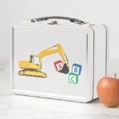 Lunch Box Camion de construction d'excavateur ABC (En situation)