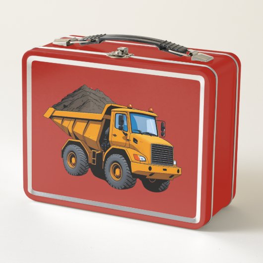 Lunch Box Camion de construction/Tombereau (Devant)