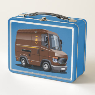 Lunch Box Camion de livraison de dessin