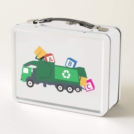Lunch Box Camion de recyclage ABC (Dos)
