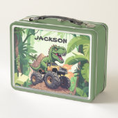Lunch Box Camion Dinosaur Enfants sur mesure Retour à l'écol (Dos)