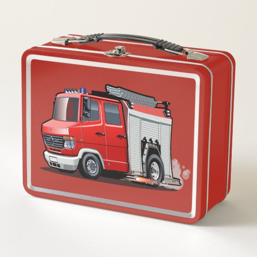 Lunch Box Camion-feu de dessin (Devant)