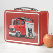 Lunch Box Camion-feu de dessin (En situation)