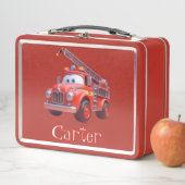 Lunch Box Camion feu mou (En situation)
