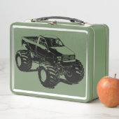 Lunch Box Camion Green Monster (En situation)