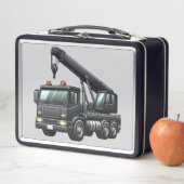 Lunch Box camion-grue de construction (En situation)