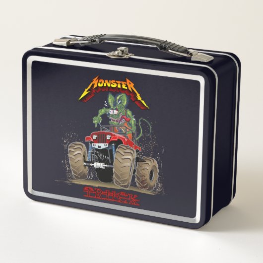 Lunch Box Camion monstre de dessin animé (Devant)