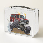 Lunch Box Camion monstre de dessin animé (Dos)