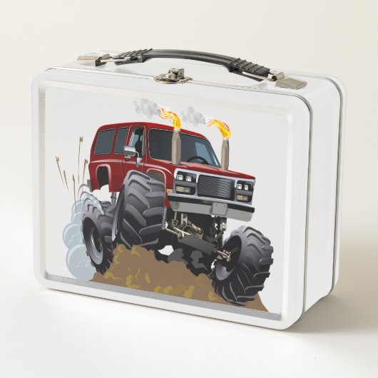 Lunch Box Camion monstre de dessin animé (Devant)