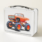 Lunch Box Camion monstre de dessin animé (Dos)