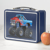Lunch Box Camion monstre de dessin animé (En situation)