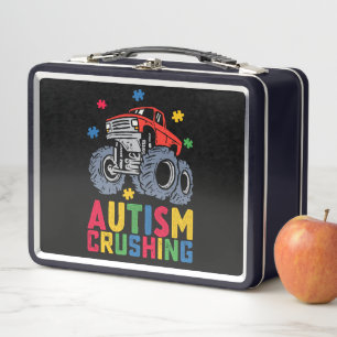 Lunch Box Camion Monstre de Sensibilisation à l'Autisme Écra