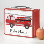 Lunch Box Camion moteur d'incendie (En situation)