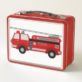 Lunch Box Camion moteur d'incendie (Dos)