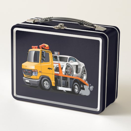 Lunch Box Camion remorque de dessin (Devant)