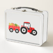 Lunch Box Camion rouge produit de la ferme (Devant)