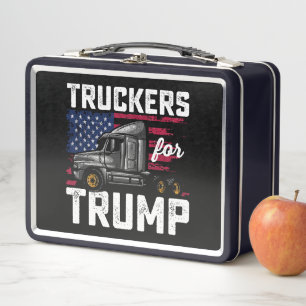 Lunch Box Camionneurs Pour Élection Présidentielle Trump Vin
