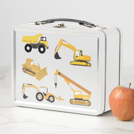 Lunch Box Camions de construction (En situation)