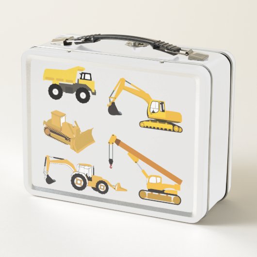 Lunch Box Camions de construction (Dos)