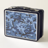Lunch Box Camouflage bleu marine, Militaire, Armée (Dos)