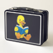 Lunch Box Canard à la lecture avec livre (Dos)