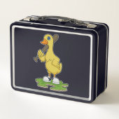 Lunch Box Canard au baseball avec une batte de baseball (Dos)