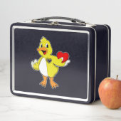 Lunch Box Canard avec coeur (En situation)