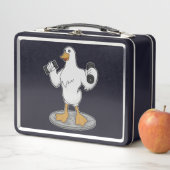 Lunch Box Canard comme Bodybuilder avec des cloches (En situation)