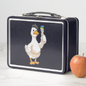 Lunch Box Canard comme peintre avec pinceau (En situation)
