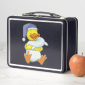 Lunch Box Canard dormant avec casquette (En situation)