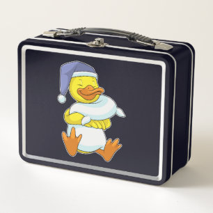 Lunch Box Canard dormant avec casquette