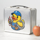 Lunch Box Canard en Caoutchouc Électricien (En situation)