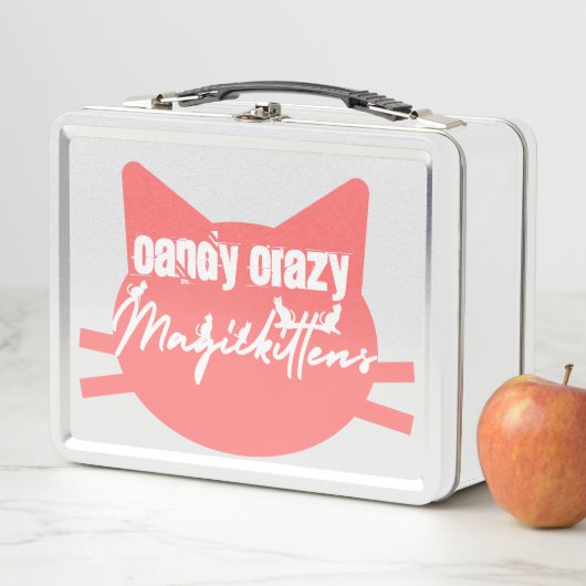 Lunch Box Candy fou rose (En situation)