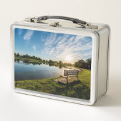 Lunch Box Cape Girardeau County Park Bench Sunset (Devant)